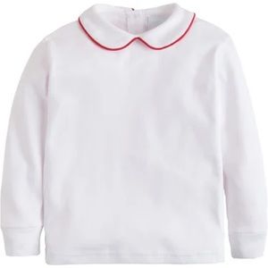 Like New Little English Piped Peter Pan Shirt